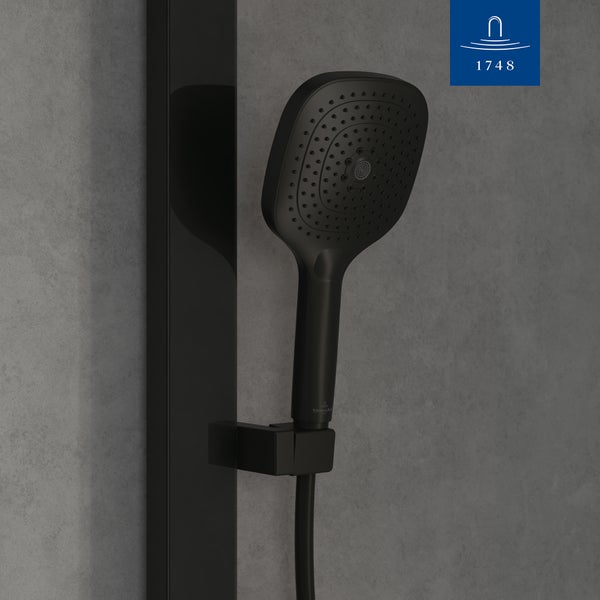 Villeroy und Boch Logo Handbrause an Duschstange