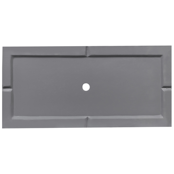 Rechteckiges Waschbecken aus Keramik