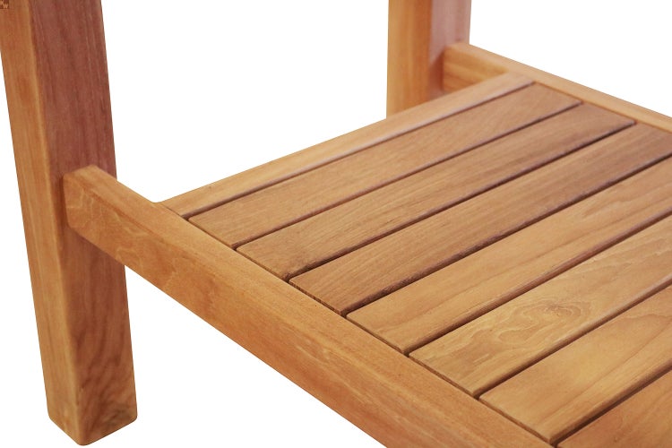 Teak Konsolentisch Konsole Teakholz 120 x 45 cm premium für Garten Terrasse Balkon