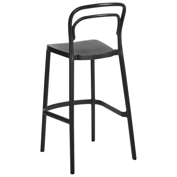 Garten-Barhocker 2er Set PORANO Schwarz