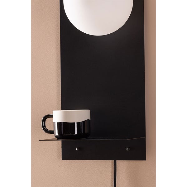 Troyes Beleuchtung Wandlampe 20x17x45cm schwarz. 17 X 20 X 45 cm