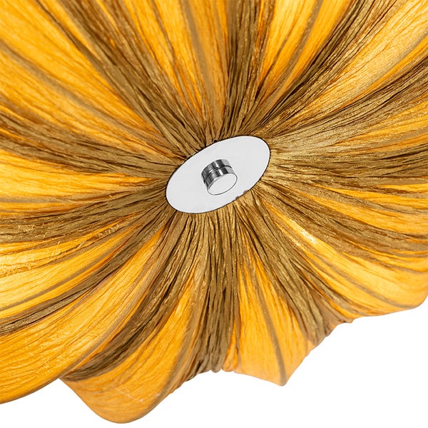 Design-Deckenlampe Gold Silk 52 cm 3-flammig - Plu