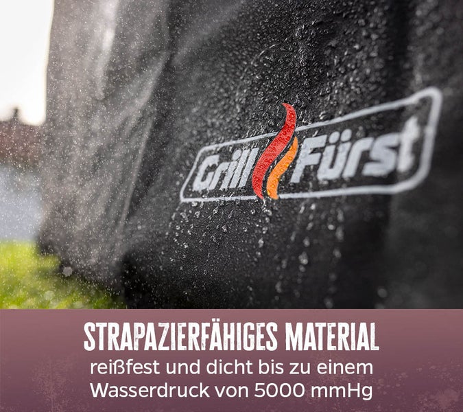 Grillfürst Abdeckhaube / Schutzhülle 172 x 67 x 123 cm Imperial 590, 490 / P500 / Lex 605 / Regal 590, 490 / Crown 590 / Sovereign 490 / Dualchef 415 G, 425 G, S 425 G / Genesis II 4 Brenner