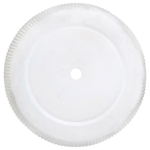 Blumenkübel OREOI 55 cm Cremeweiß