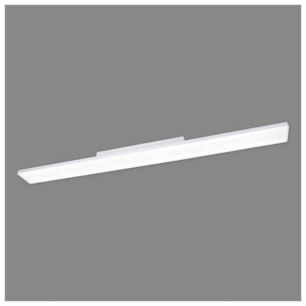 LED Panel-Deckenleuchte CARENTE Länge 119,5 cm, rahmenlos, viele Funktionen, aus Metall und Kunststoff, weiß, integrierte LEDs