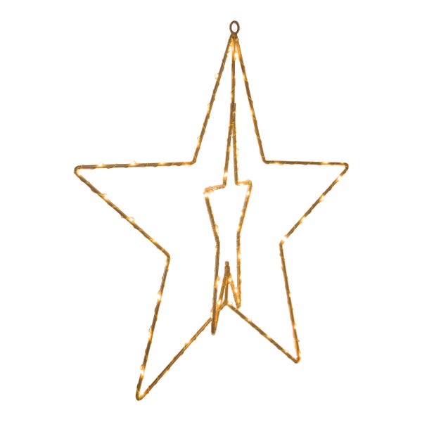 Dekorativer Stern mit Beleuchtung für den Innenbereich