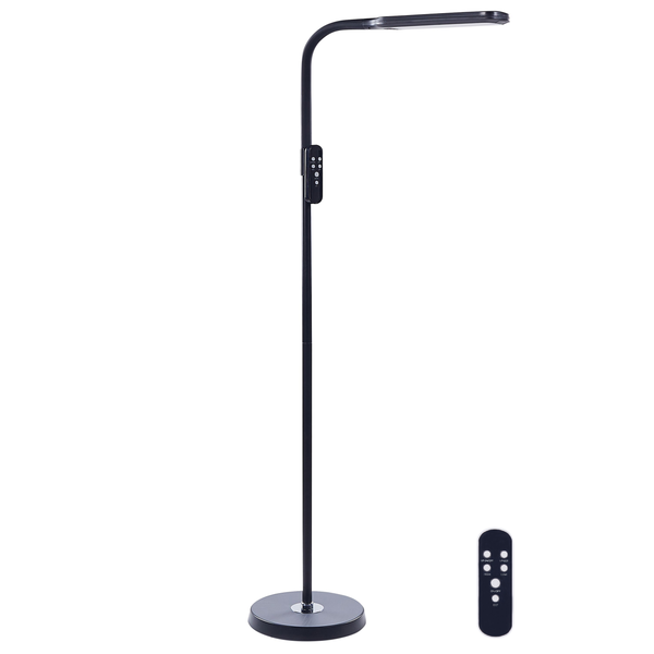 LED Stehlampe ARIES mit Dimmer Metall Schwarz