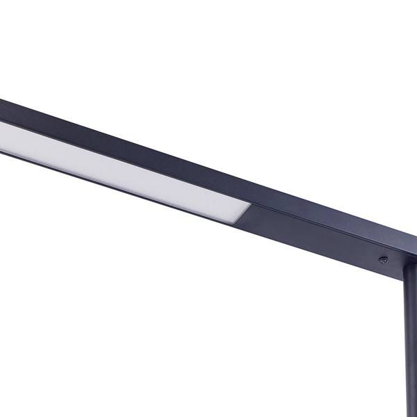LED Stehlampe PERSEUS Metall Schwarz