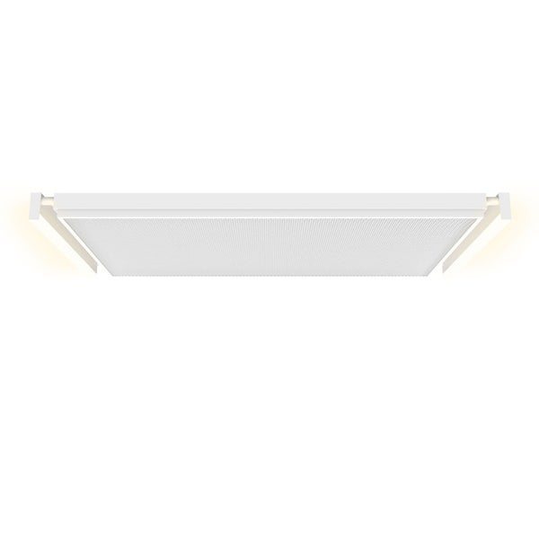 Infrarotpanel Quality Heating Prestige Serie 6H 106x64cm 1840W Graphen-Kohlenstoff Weiß inkl. LED-Beleuchtung, Fernbedienung, dimmbar, IP54, Deckenmontage