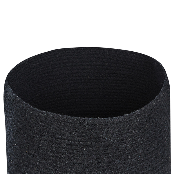 Nahaufnahme eines Pflanzgefäßes aus Stoff