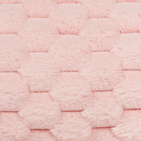 Dekokissen LINDEN Webpelz 22 x 60 cm Rosa Ohne Muster