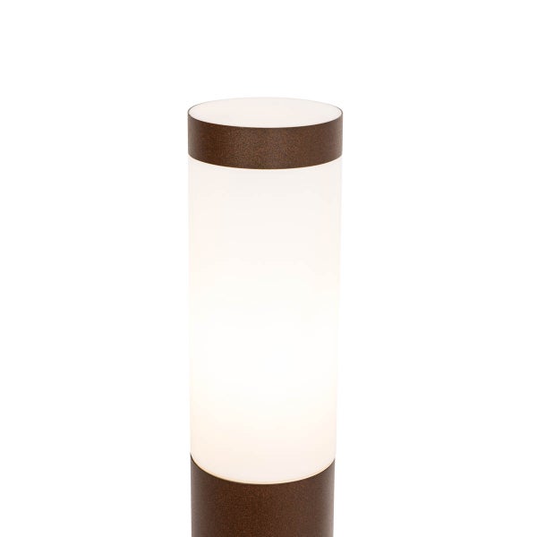 Außenlaterne rostbraun mit Opal 80 cm IP44 - Rox