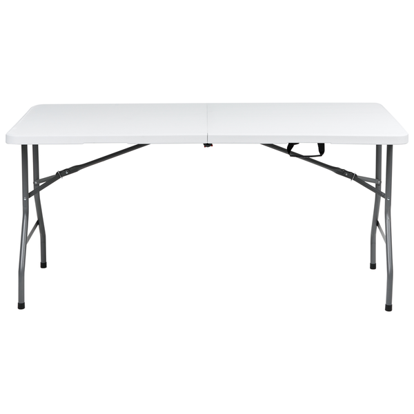 Gartentisch für 4 Personen CUGNOLI 152 cm 74 cm Weiß