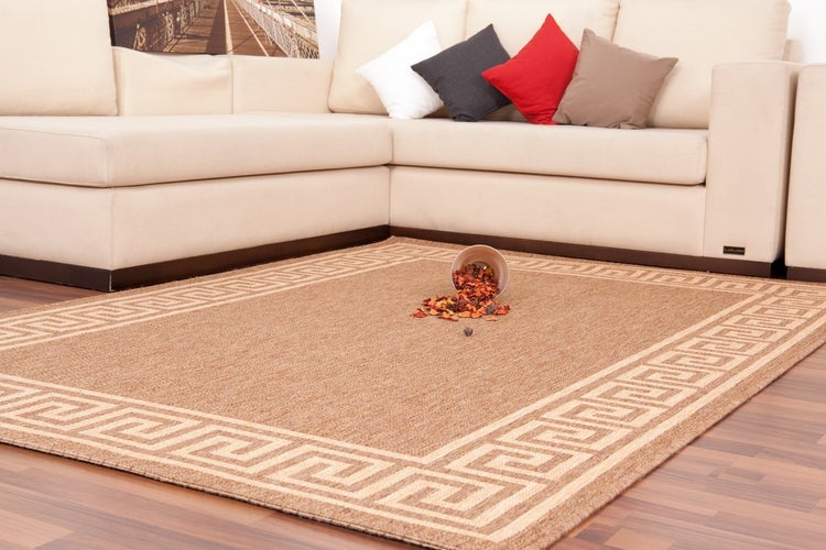 Kurzflor Teppich Aurelian Kaffee Modern, Klassisch 60 x 110 cm