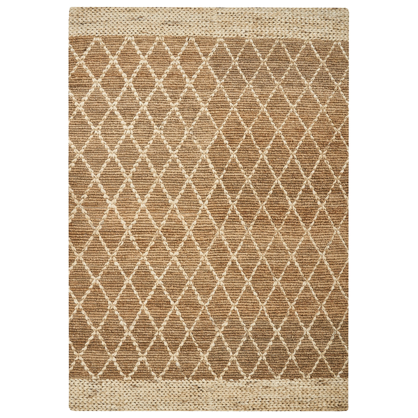 Teppich ZORAVA Beige 160 x 230 cm Jute