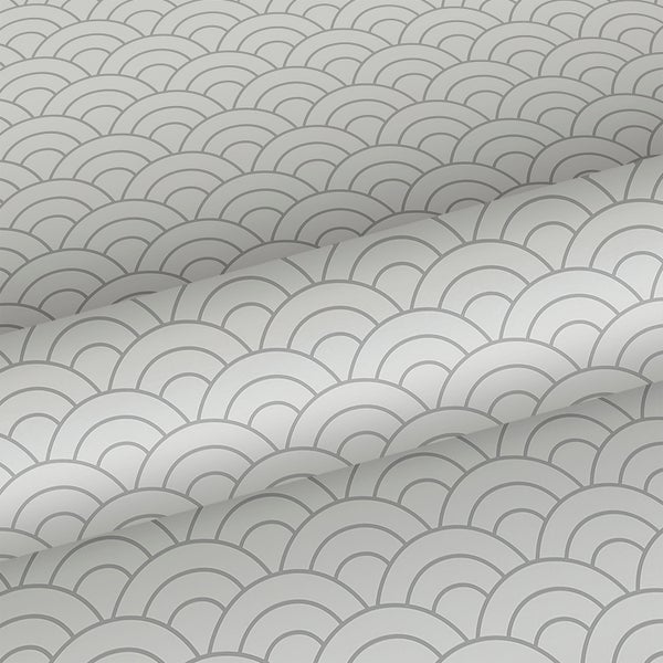 Sanders und Sanders Tapete Art Decó Muster Grau - 53 cm x 10 m - 640361