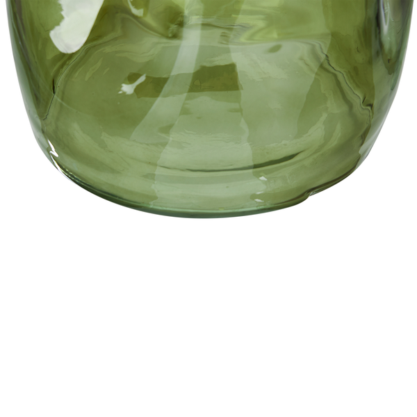 Blumenvase KERALA Glas 30 cm Olivgrün