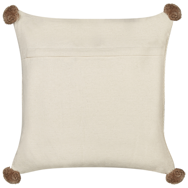 Dekokissen 2er Set OBERONIA Baumwolle 45 x 45 cm Beige Ohne Muster
