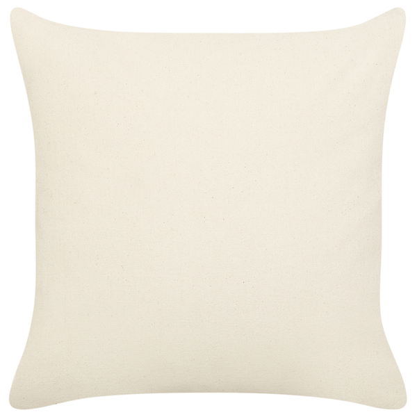 Dekokissen 2er Set SUGARPLUM Baumwolle 45 x 45 cm Hellbeige Weihnachtsmotiv