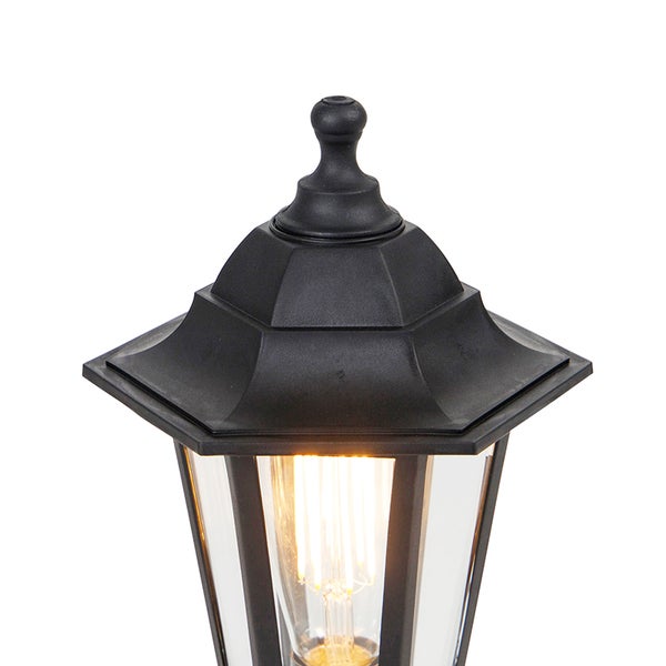 Klassische Stehleuchte für den Außenbereich schwarz 42,2 cm IP44 - New Haven