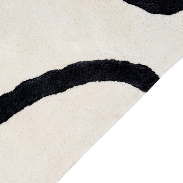 Teppich KAPPAR Weiß 160 x 230 cm Viskose