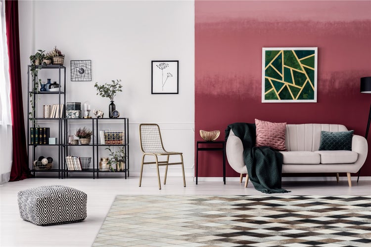 Flachflor Teppich Yanis Grau Modern 80 x 150 cm