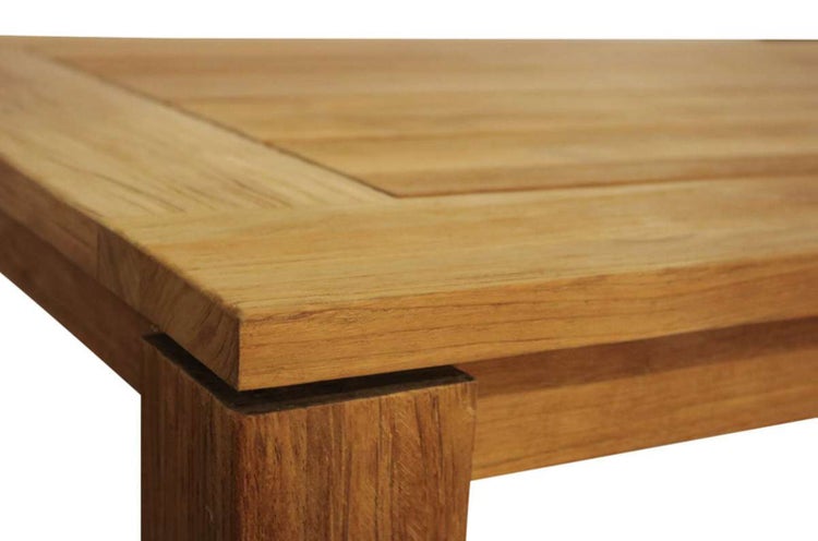 Teak Gartentisch Vintage 165 x 90 cm premium modern und wetterfest