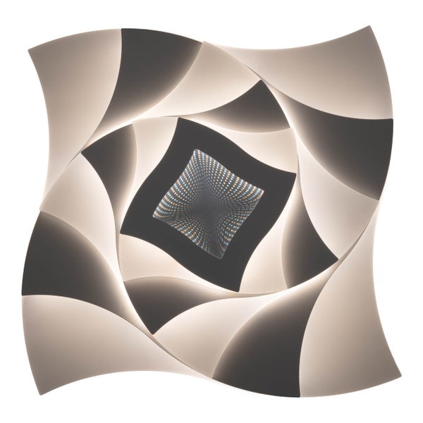 Dekorative Wandleuchte mit Spiraleffekt