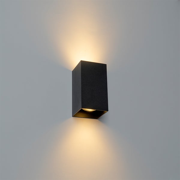 Design Wandleuchte schwarzes Quadrat - Sabbir