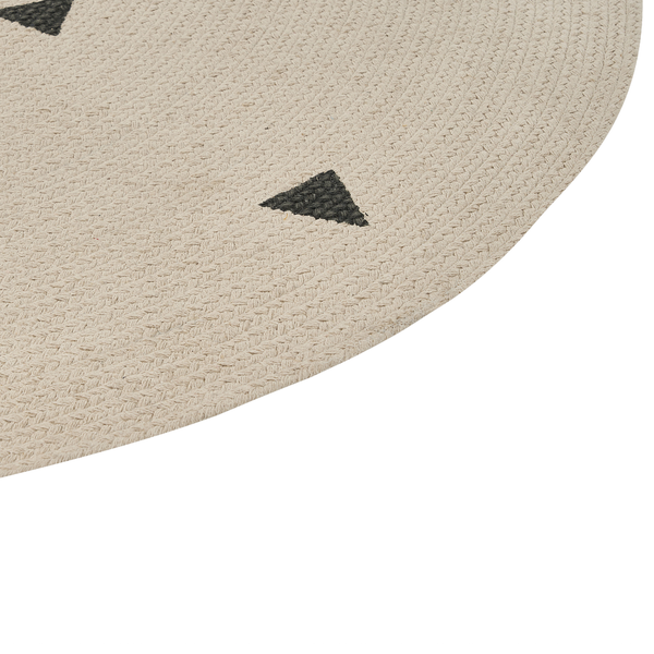 Kinderteppich DURG Beige ø 140 cm Baumwolle