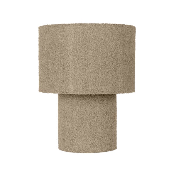 Dekorative Tischleuchte aus Stoff