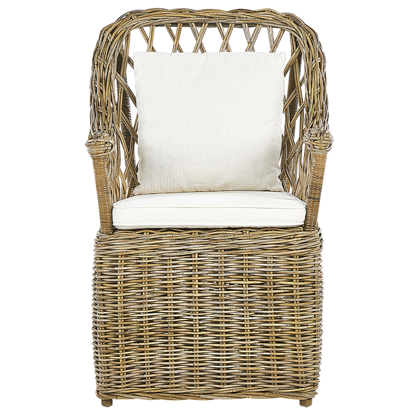 Gartensessel MAROS Rattan Naturfarben