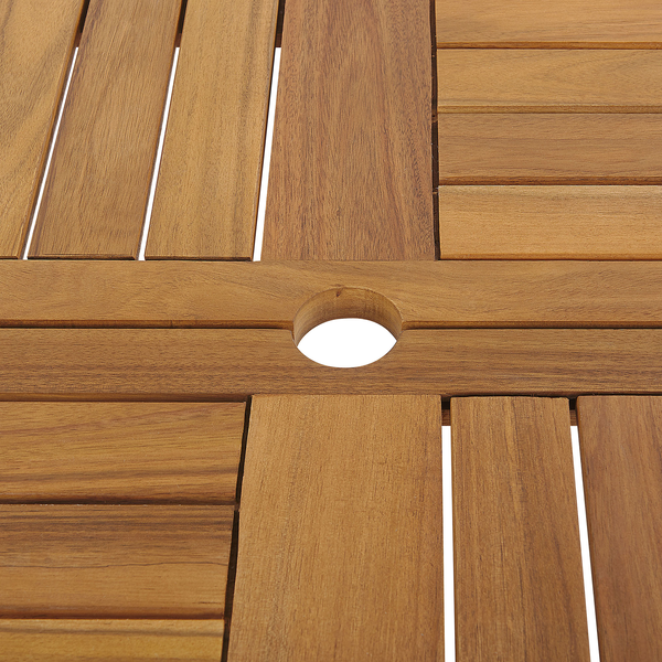 Gartentisch TOLVE 150 cm 150 cm Akazienholz Braun