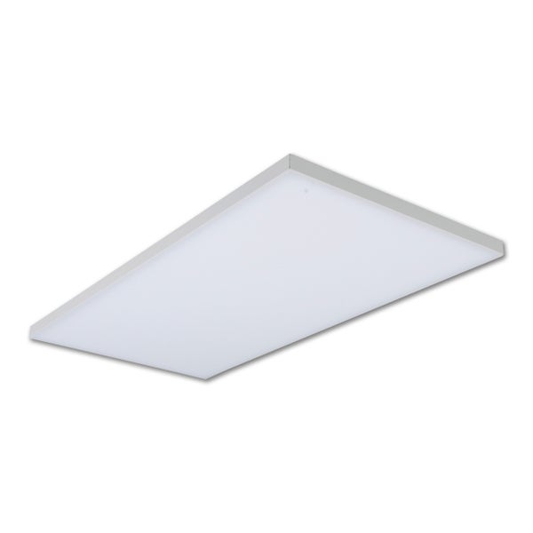 LED Panel-Deckenleuchte CARENTE Länge 59,5 cm, rahmenlos, viele Funktionen, aus Metall und Kunststoff, weiß, integrierte LEDs