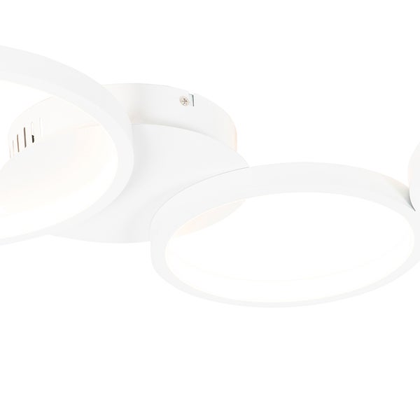 Deckenleuchte weiß inkl. LED 3-stufig dimmbar 3-Licht - Pande