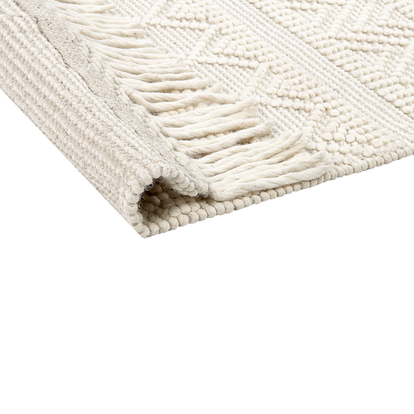 Teppich PERTEK Beige 160 x 230 cm Wolle