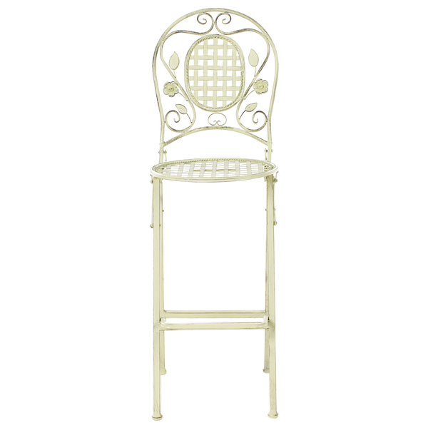 Garten-Barhocker 2er Set BIVIO klappbar Metall Hellgrün