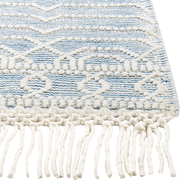 Teppich ORHANELI Blau 160 x 230 cm Wolle