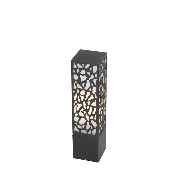 Moderner Außenpoller schwarz 40 cm IP44 - Nicole