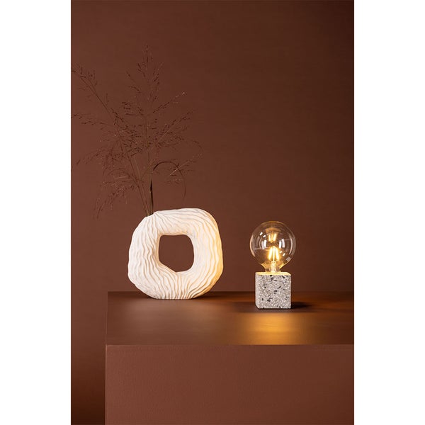 Rilche Beleuchtung Tischlampe 9x9x9cm Weiß. 9 X 9 X 9 cm