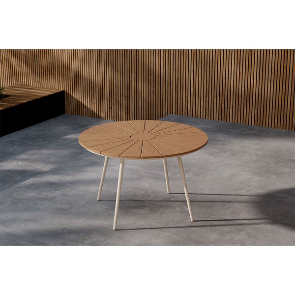 San Vito Gartentisch Ø120cm beige. 120 X 120 X 74 cm