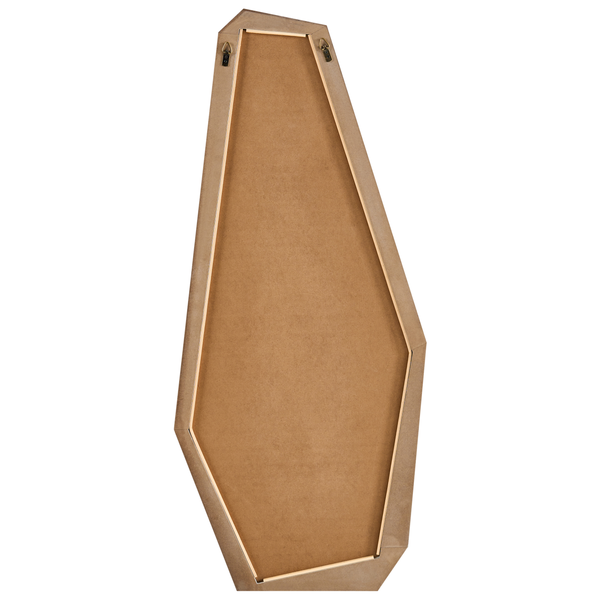 Rückseite eines Spiegels zur Wandmontage