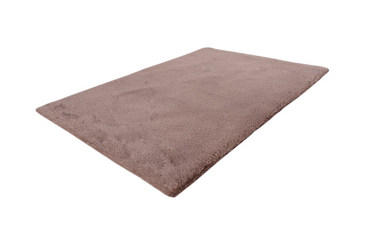Kurzflor Teppich Enchantia Rosa 22 mm Uni 65 x 100 cm