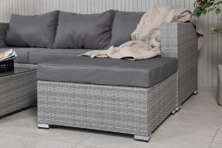Rotterdam Lounge-Set 2 Teile grau. 65 X 65 X 30 cm