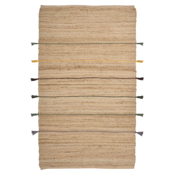 Teppich RAUTA Beige 140 x 200 cm Jute