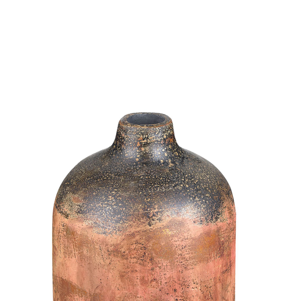 Blumenvase SARAGOSSA Keramik 53 cm Kupfer