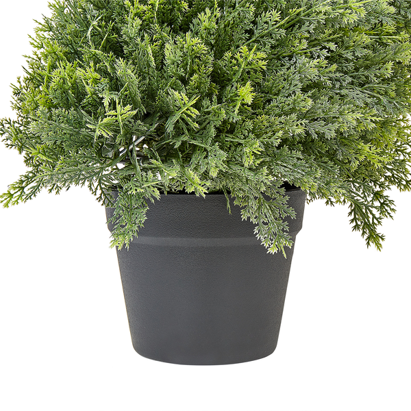 Kunstpflanze CYPRESS SPIRAL TREE 126 cm Grün