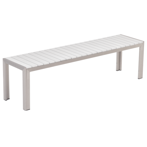 Gartenmöbel Set 6-Sitzer NARDO Weiß