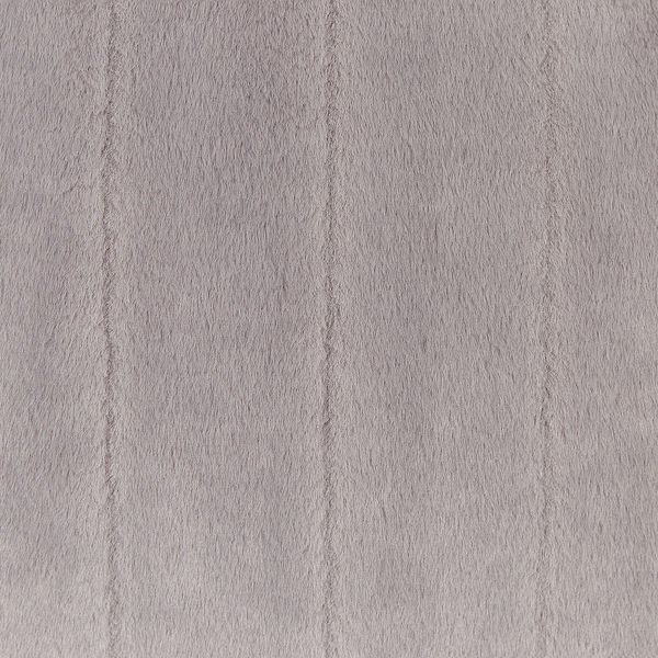 Dekokissen 2er Set PUMILA Webpelz 45 x 45 cm Hellgrau Streifenmuster