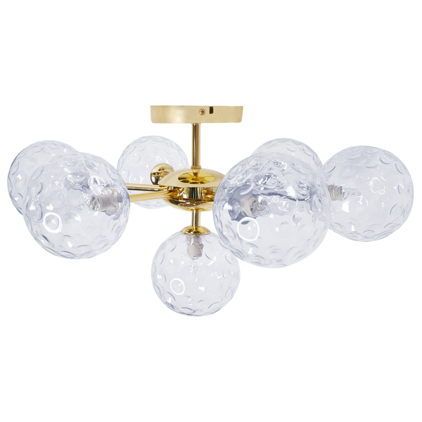 Deckenlampe ANADYR Glas Blau